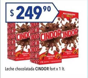 Hergo Leche chocolatada cindor fort oferta