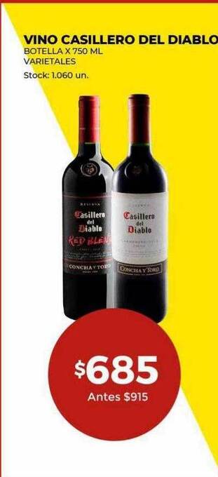 Super MAMI Vino casillero del diablo oferta