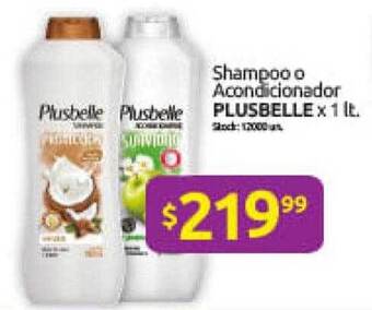 Cordiez Shampoo o acondicionador plusbelle oferta