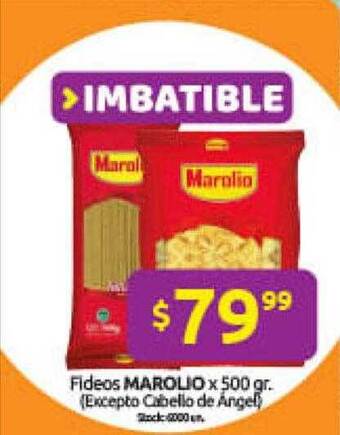 Cordiez Fideos marolio oferta