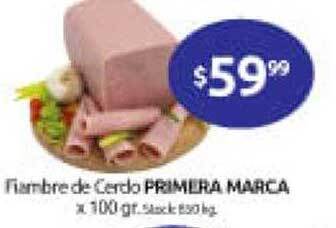 Cordiez Fiambre de cerdo primera marca oferta