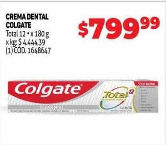 Makro Crema dental colgate total 12 oferta