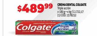 Makro Crema dental colgate triple acción oferta