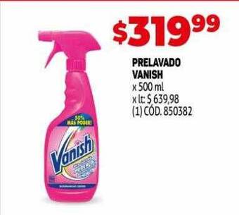 Makro Prelavado vanish oferta