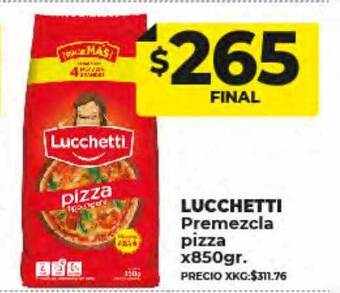 Supermayorista Vital Lucchetti premezcla pizza oferta
