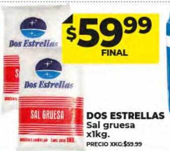 Supermayorista Vital Dos estrellas sal gruesa oferta