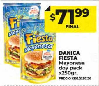 Supermayorista Vital Danica fiesta mayonesa doy pack oferta