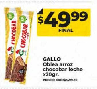 Supermayorista Vital Gallo oblea arroz chocobar leche oferta