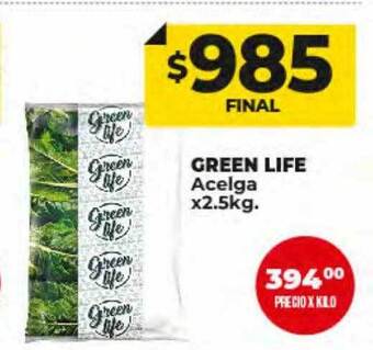 Supermayorista Vital Green life acelga oferta
