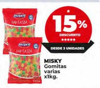 Supermayorista Vital Misky gomitas varias oferta