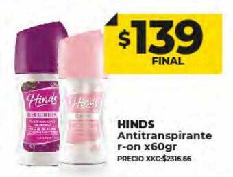 Supermayorista Vital Hinds antitranspirante r-on oferta