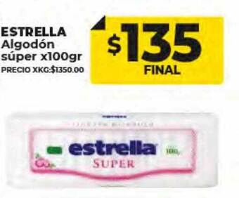 Supermayorista Vital Estrella algodón súper oferta