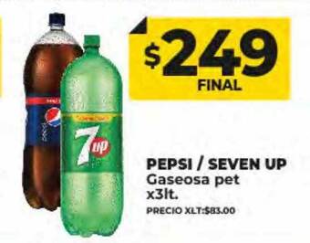 Supermayorista Vital Pepsi - seven up gaseosa pet oferta