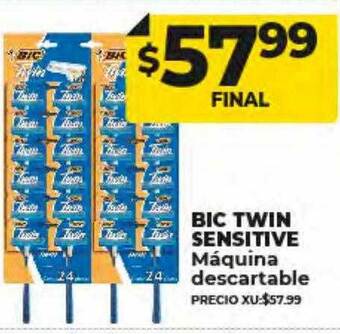 Supermayorista Vital Bic twin sensitive máquina descartable oferta