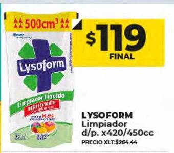 Supermayorista Vital Lysoform limpiador oferta