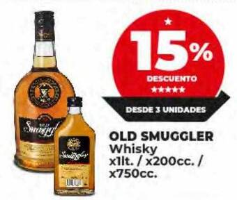 Supermayorista Vital Old smuggler whisky oferta