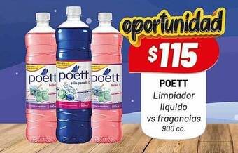Almacor Poett limpiador liquido vs fragancias oferta