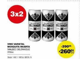 Atomo Conviene Vino varietal mosquita muerta malbec deltanque oferta