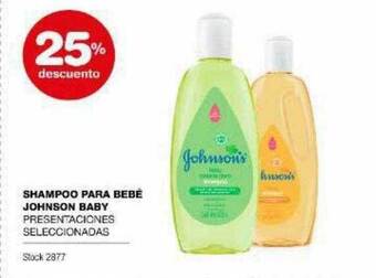 Atomo Conviene Shampoo para bebê johnson baby 25% descuento oferta