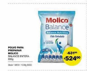Atomo Conviene Polvo para preparar molico balance entera oferta