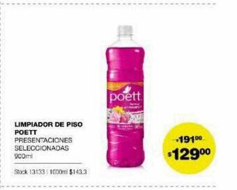 Atomo Conviene Limpiador de piso poett oferta