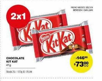 Atomo Conviene Chocolate kit kat oferta