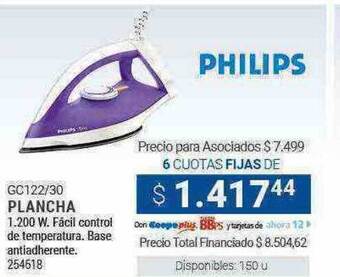 Cooperativa Obrera Philips plancha oferta