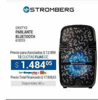 Cooperativa Obrera Stromberg parlante bluetooth oferta