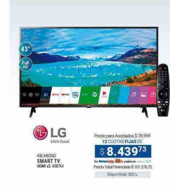 Cooperativa Obrera Lg smart tv oferta