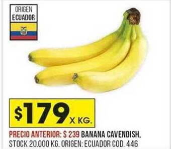 Coto Banana cavendish oferta