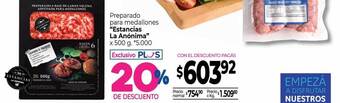 La Anonima Preparado para medallones oferta