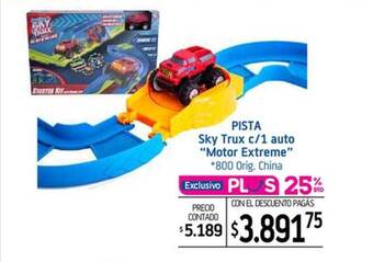 La Anonima Pista sky trux c 1 auto motor extreme oferta