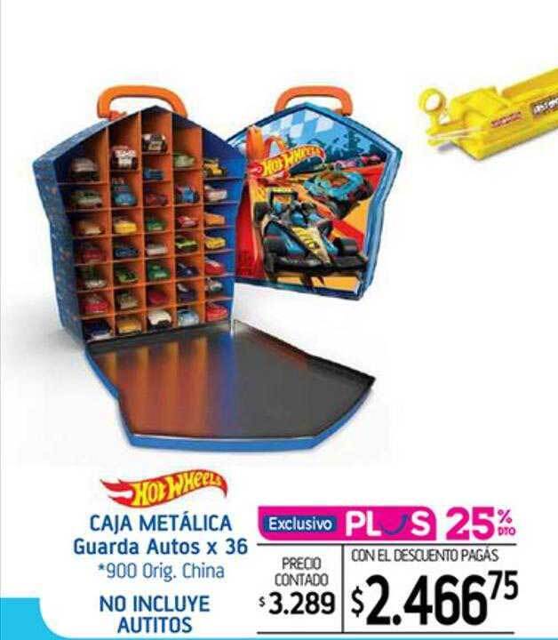 Caja guarda autos hot wheels hot sale