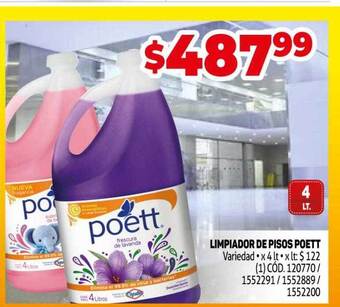 Makro Limpiador de pisos poett oferta