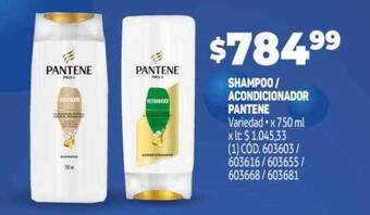 Makro Shampoo acondicionador pantene oferta