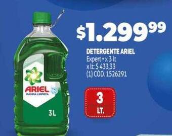 Makro Detergente ariel oferta