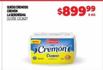 Makro Queso cremoso cremón la serenisima oferta