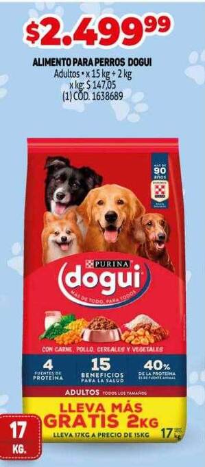 Makro Alimento para perros dogui oferta
