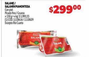 Makro Salame salamin piamontesa oferta