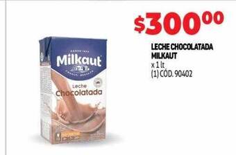 Makro Leche chocolatada milkaut oferta