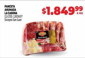 Makro Panceta ahumada la casona oferta