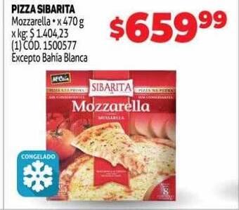 Makro Pizza sibarita mozzarella oferta