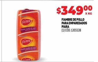 Makro Fiambre de pollo para emparedados piara oferta