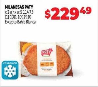 Makro Milanesas paty oferta