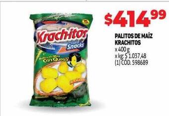 Makro Palitos de maiz krachitos oferta