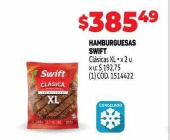 Makro Hamburguesas swift oferta