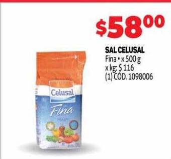Makro Sal celusal fina oferta