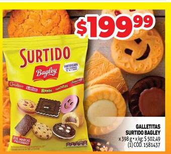 Makro Galletitas surtido bagley oferta