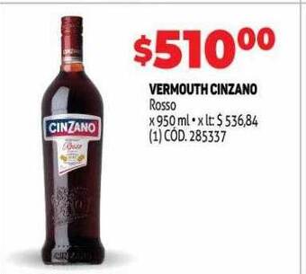 Makro Vermouth cinzano rosso oferta