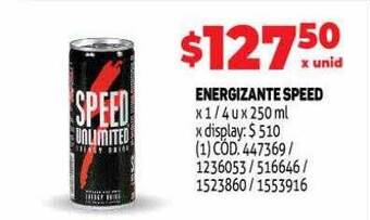Makro Energizante speed oferta